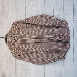 Buckle button down long sleeve shirt